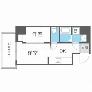 SOAR SHINIMAMIYA【8階】の間取り