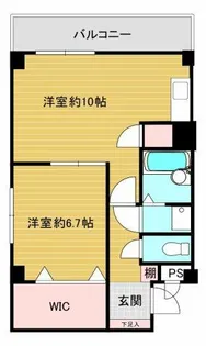 第2ますみ荘【2階】の間取り
