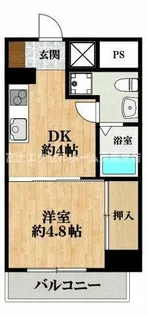 プログレスアペゼ【5階】の間取り