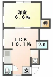 パーク塩屋【2階】の間取り