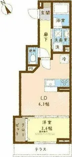 ボヌールA【3階】の間取り