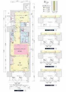 プレサンス丸の内フォート【9階】の間取り