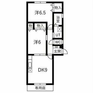 オラシオン【101号室】の間取り