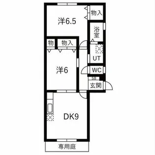 オラシオン【101号室】の間取り