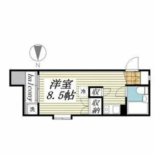 メゾン・ド・ラパン【108号室】の間取り