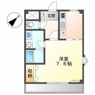 Eternity【201号室】の間取り