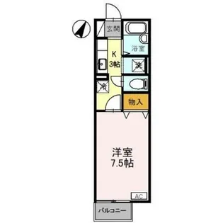 兵庫県芦屋市西山町【アパート】の間取り