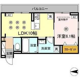 CASA Edo【3階】の間取り