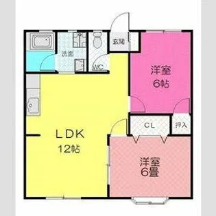 フォレスタTC Ⅱ【1階】の間取り