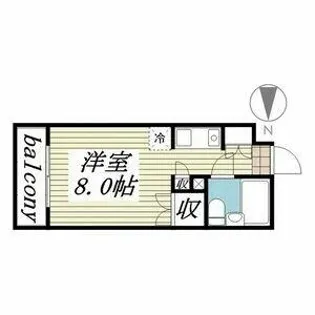 メゾン・ド・ラパン【4階】の間取り