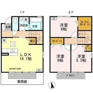 Trinity【1階】の間取り