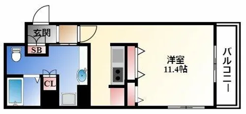 N.S.ZEAL 大曽根【7階】の間取り