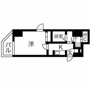 the platinum【8階】の間取り
