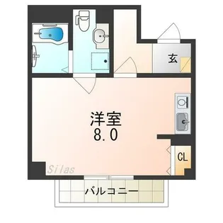 大阪府堺市北区新堀町2丁【アパート】の間取り