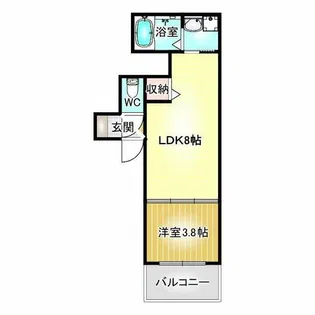 サングラン松原天美【1階】の間取り