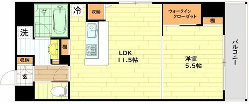 大阪府大阪市都島区内代町3丁目【マンション】の間取り
