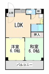 カンタル御影【5階】の間取り