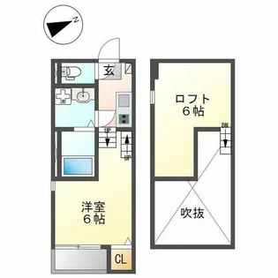 メゾン・プラージュ【2階】の間取り