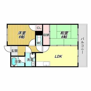 エーデルハイム・アビコ【2階】の間取り