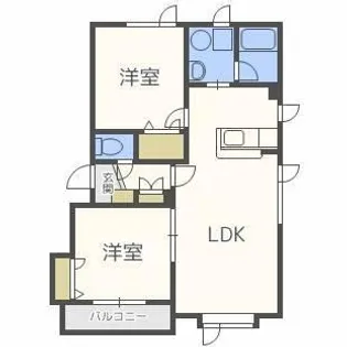 アドラブール【301号室】の間取り