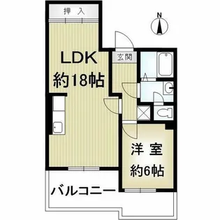 グレース仁川【3階】の間取り