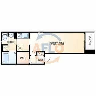 1Rの間取り画像