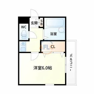 グリーンヒル江坂【3階】の間取り