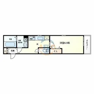 アートレジデンス春日出南【2階】の間取り