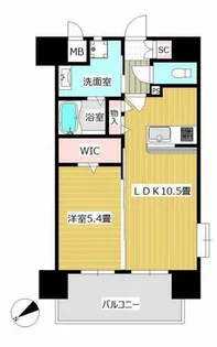 フェリス久留米シティ【706号室】の間取り