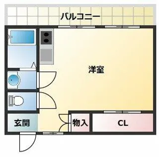 光和ハイツ【3階】の間取り