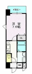ブランブリエ京橋【9階】の間取り