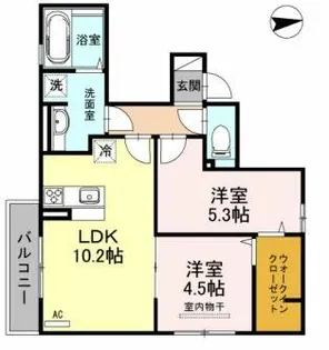 メゾンド・和【1階】の間取り