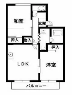 アーバン西岡崎【205号室】の間取り