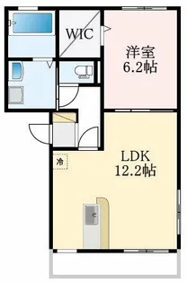 カーササンシビリテB棟【1階】の間取り