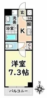 エンゼルハイム東町【5階】の間取り