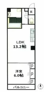 ブラービ南船場【2階】の間取り