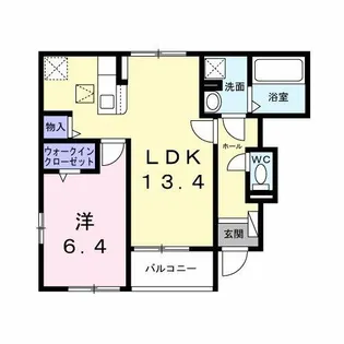 ミモザ【1階】の間取り