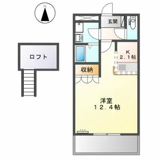 アシュランス【2階】の間取り