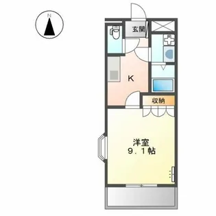 コーラル ガーデン【2階】の間取り