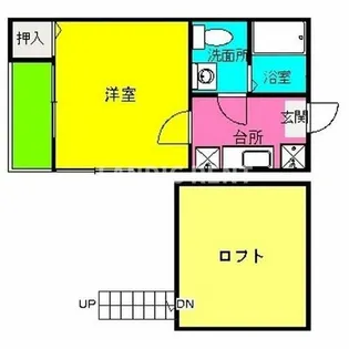 HKRRコーポ馬出【2階】の間取り