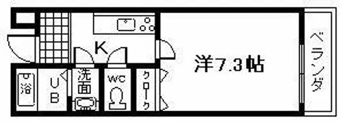 グリーンゲイブルズ大町【1階】の間取り