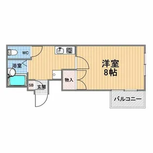オキサ甲子園口【1階】の間取り