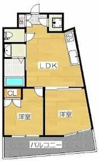 No.103 ORIENTBLD【7階】の間取り