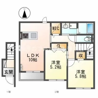 Bella Luce【2階】の間取り