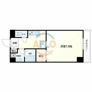 MSPALAZZOUNIVERSAL【3階】の間取り