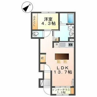 N.pua【1階】の間取り