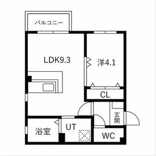 LeGioie東岡崎【1階】の間取り