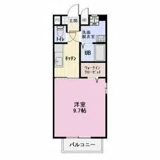 アムール丸山【1階】の間取り