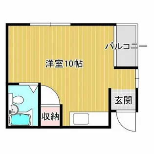 サンハイツ西本【3階】の間取り