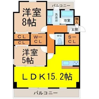 SEIZAN COURT(セイザンコート)【2階】の間取り